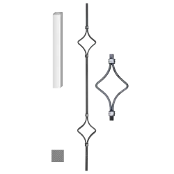 Tyč 12x12mm, 110x900mm Tyč 12x12mm, 110x900mm